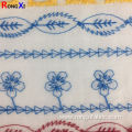 New Design Cotton Border Embroidery Fabric